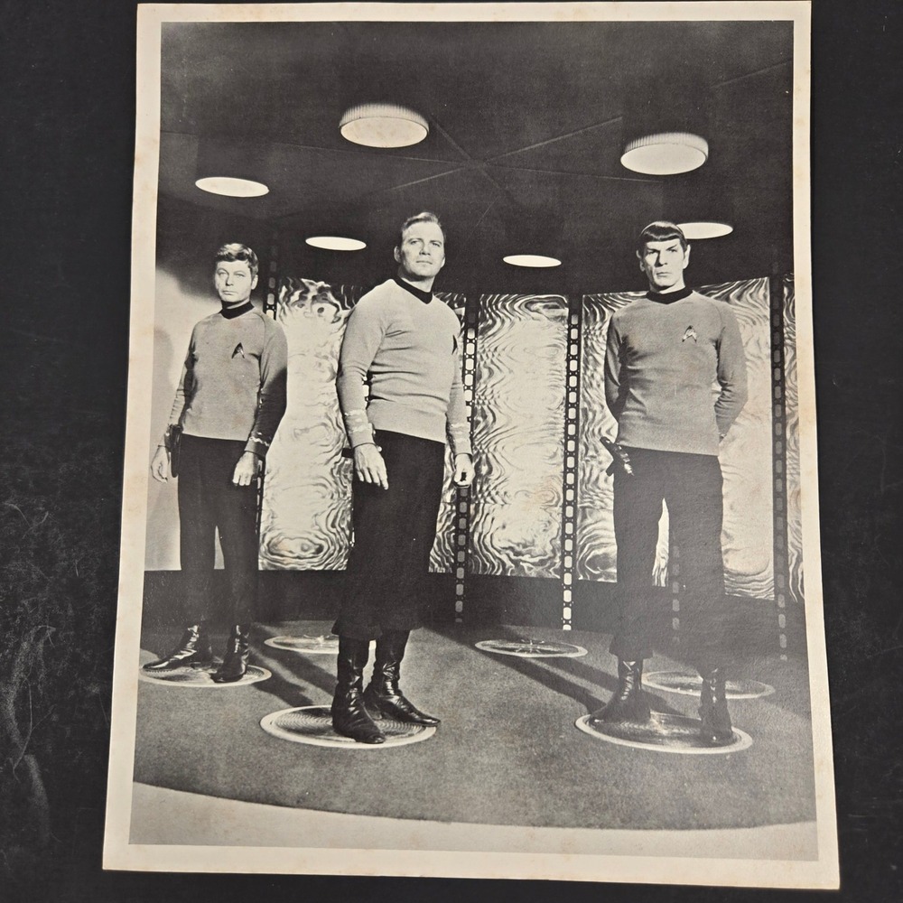 Star Trek TOS Vintage 1970s Lincoln Enterprises 8x10 B&W Photo Lot (5) VG+ - Picture 6 of 11